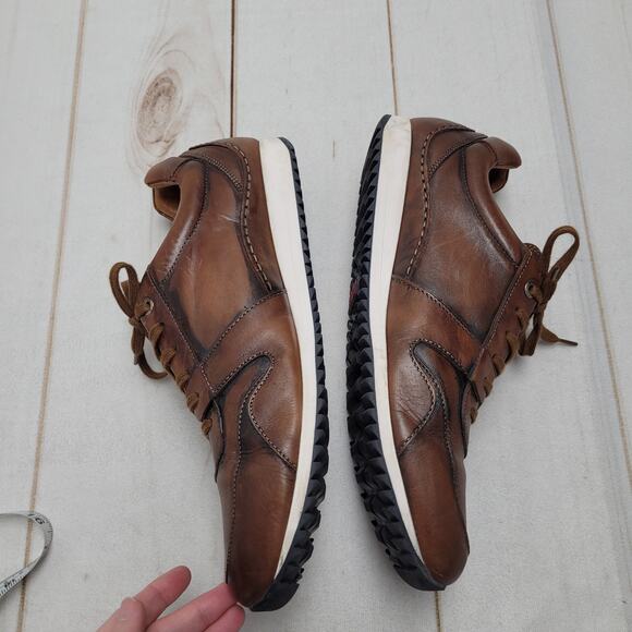 Pikolinos brown leather sneaker shoes dress oxford liverpool main image 4